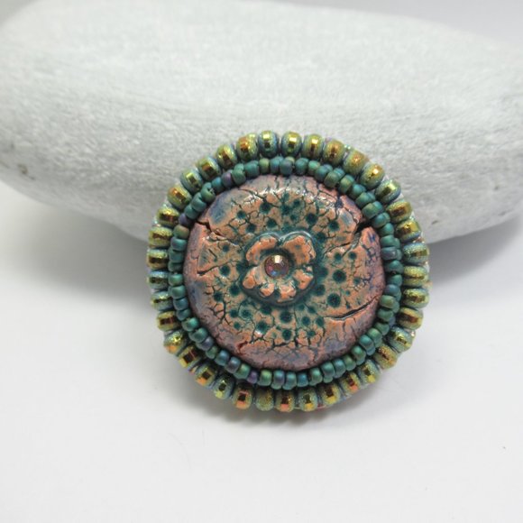 Handmade Flower Brooch - Picture 1 of 13